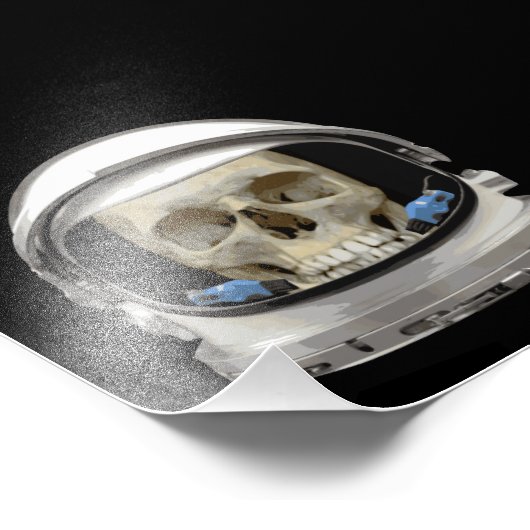 Impression Photo Ski de l'astronaute du casque spatial (Coin)