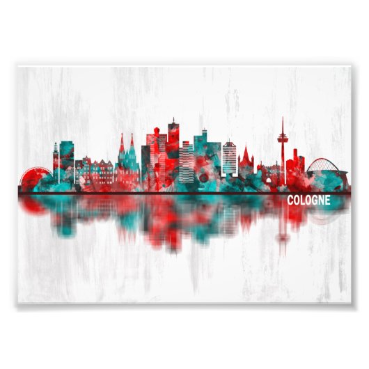 Impression Photo Skyline Allemagne de Cologne (Devant)