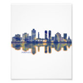 Impression Photo Skyline de Hoboken (Devant)