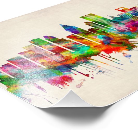 Impression Photo Skyline de Houston (Coin)