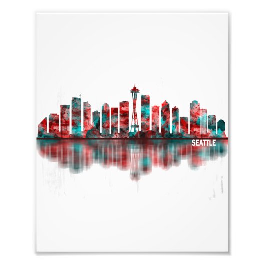 Impression Photo Skyline de Seattle (Devant)