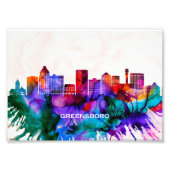 Impression Photo Skyline Greensboro (Devant)