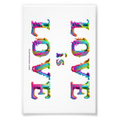 Impression Photo SlipperyJoe amour est l'amour goutte à goutte de f (Devant)