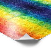 Impression Photo SlipperyJoe drapeau gay pride couleurs arc-en-ciel (Coin)