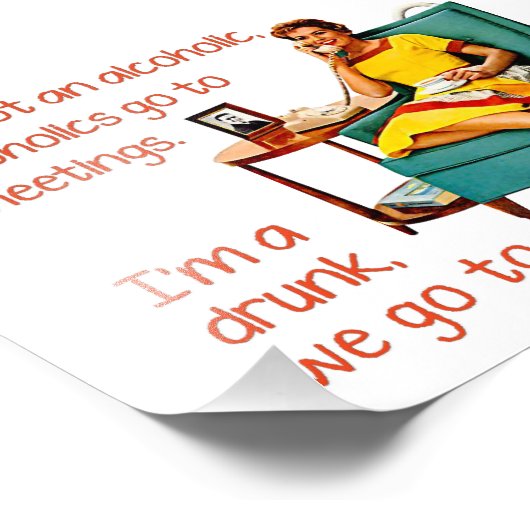 Impression Photo SlipperyJoe socialiser la fête de la boisson vinta (Coin)