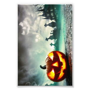 Impression Photo SlipperyJoe's Happy Halloween citrouille LGBTQIA c