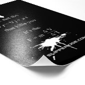 Impression Photo SlipperyJoe's Science mathématique splatter stickm (Coin)