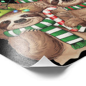 Impression Photo Sloth Christmas Joyeux Slothmas Sloth Lover Cadeau (Coin)