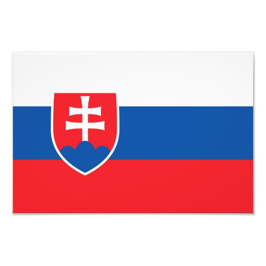 Impression Photo Slovakia Flag (Devant)