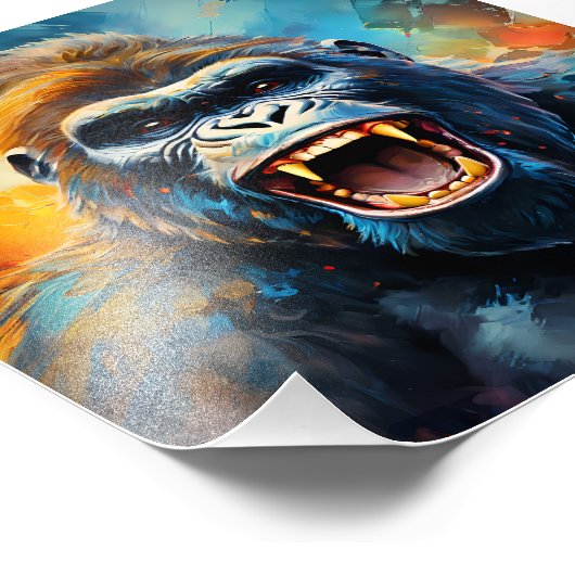 Impression Photo Smiling gorilla (Coin)