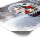 Impression Photo Snow Globe Santa (Coin)