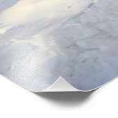 Impression Photo Snowman devant la grange rouge à Columbia Falls (Coin)