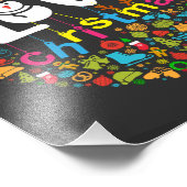 Impression Photo Snowman Love Décorations de Noël (Coin)