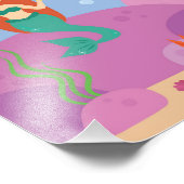 Impression Photo Soeurs de sirène dans la mer agitant la salle de p (Coin)