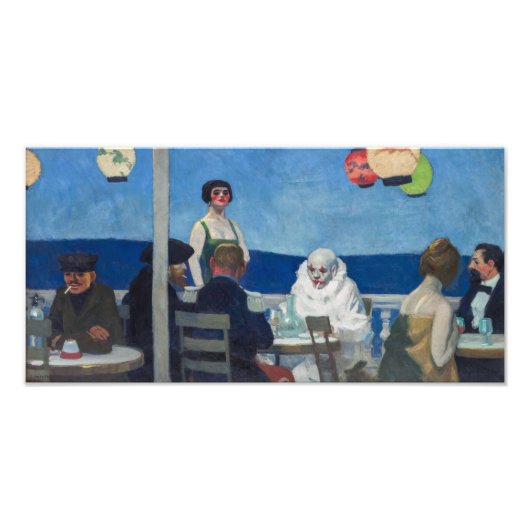 Impression Photo Soir Bleu | Edward Hopper | (Devant)