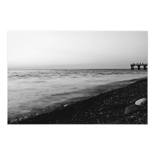 Impression Photo Soirée à la plage (Devant)