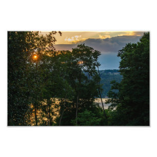 Impression Photo Soirée d'été de la rivière Hudson