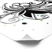 Impression Photo SOIS GENTIL ! Citation calligraphie inspirante (Coin)