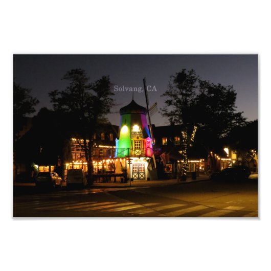 Impression Photo Solvang Californie (Devant)