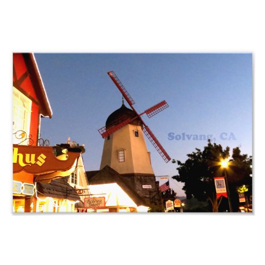 Impression Photo Solvang Californie (Devant)