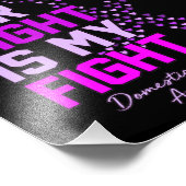 Impression Photo Son Combat Est Mon Combat Contre La Violence Domes (Coin)