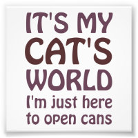 Son Monde My Cats - J'Ouvre Juste Des Canettes
