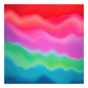 Impression Photo "Sorbet au coucher du soleil" Art Abstrait coloré