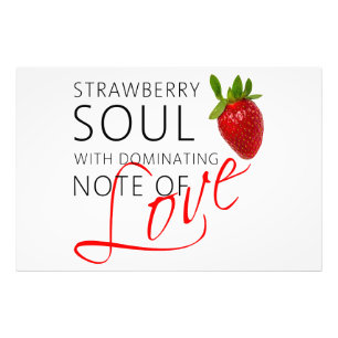 Impression Photo Soul aux fraises