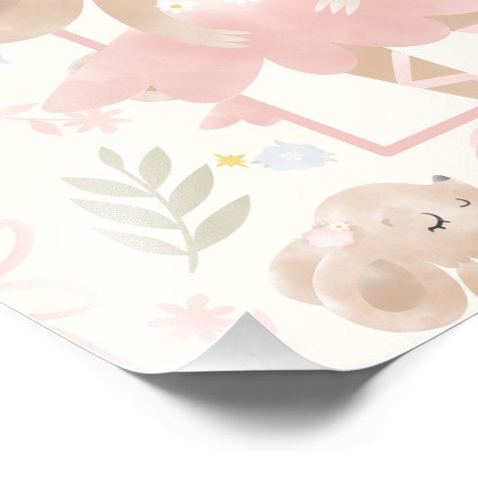 Impression Photo Souris Ballerina Tutu Baby shower excité (Coin)