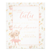 Impression Photo Souris Ballerina Tutu Baby shower excité (Devant)