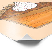 Impression Photo Southern Sweet Potato Pie Slice Boulangerie Alimen (Coin)