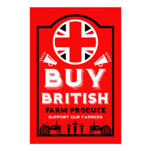 Impression Photo Soutien à l'agriculture britannique
