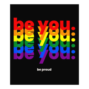 Impression Photo Soyez Fier De La Fierté LGBTQ Rainbow Lesbian Gay
