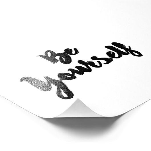 Impression Photo Soyez vous-même (Coin)