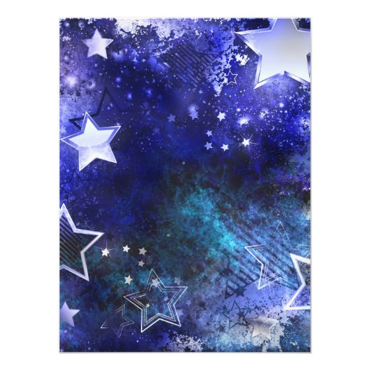 Impression Photo Space Background with Stars (Devant)