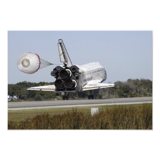 Impression Photo Space shuttle Atlantis dévoile son traîneau (Devant)