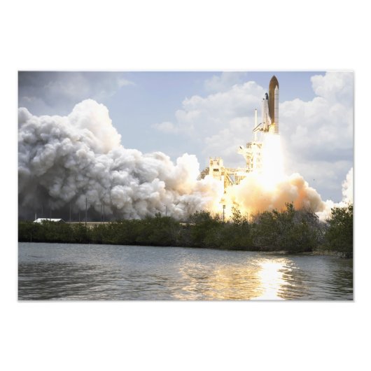 Impression Photo Space Shuttle Atlantis se lève (Devant)