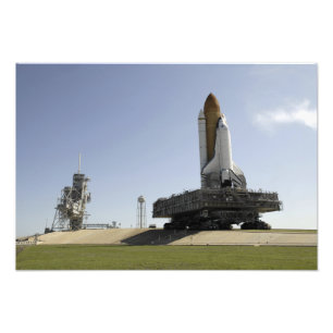 Impression Photo Space Shuttle Endeavor approche du lancement p