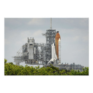 Impression Photo Space Shuttle Endeavor sur le lancement pad 2