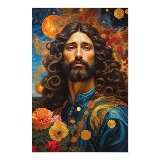 Impression Photo *~* Space Universe Earth AP50 Homme beau (Devant)