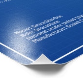 Impression Photo SpaceShipOne - Plans de dessin plan d'avion AD (Coin)