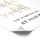 Impression Photo Sparkler Sendoff Signer Choisissez Votre Taille Fa (Coin)