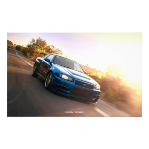 Impression Photo Spéc. Nur d'horizon de Nissan GT-R R34 en