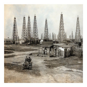 Impression Photo Spindletop Oil field - Texas 1902