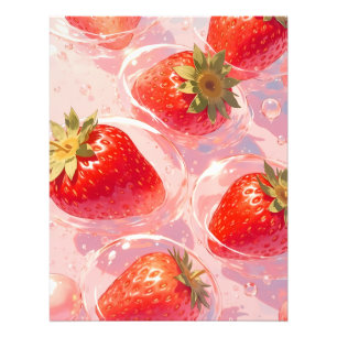 Impression Photo Splash fraise