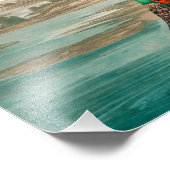 Impression Photo Spoonbill sur le roseate par John James Audubon (Coin)