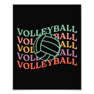 Impression Photo Sport de volley-ball rétro