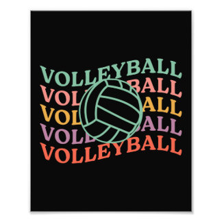 Impression Photo Sport de volley-ball rétro