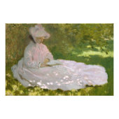 Impression Photo Springtime, Impressionist Portrait, Claude Monet (Devant)