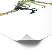 Impression Photo squelette de brontosaurus (Coin)